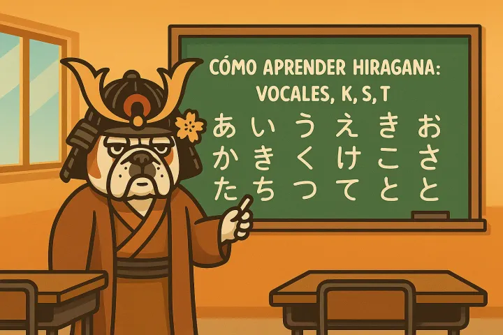 Cómo aprender Hiragana: Vocales, K, S, T
